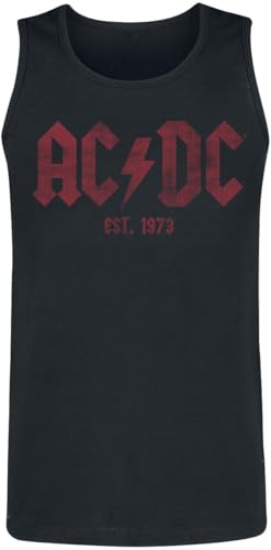 AC/DC Est. 1973 Männer Tank-Top schwarz XL 100% Baumwolle Band-Merch, Bands, Nachhaltigkeit von AC/DC