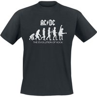 AC/DC T-Shirt - Evolution Of Rock - S bis 5XL - für Männer - Größe XL - schwarz  - Lizenziertes Merchandise! von AC/DC