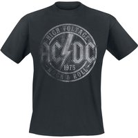 AC/DC T-Shirt - High Voltage 1975 - S bis 5XL - für Männer - Größe M - schwarz  - Lizenziertes Merchandise! von AC/DC