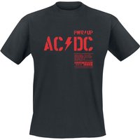 AC/DC T-Shirt - PWR UP - S bis 5XL - für Männer - Größe M - schwarz  - EMP exklusives Merchandise! von AC/DC