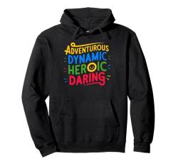 ADHS Adventurous Dynamic Heroic Daring Neurodiverse Pullover Hoodie von ADHD Awareness Appreciation Attention Deficit