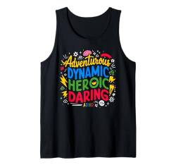 ADHS Adventurous Dynamic Heroic Daring Neurodiverse Tank Top von ADHD Awareness Appreciation Attention Deficit