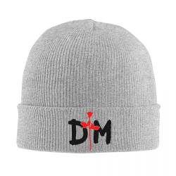 AEIKHAEC Baseballmützen Winter Depeches-Mode Rose Mütze Hüte Englisch Musik Band Beanie Hüte Design Strickmütze Frühling Niedlich Männer Frauen Kpop Kopf Wrap Cap Mode Weihnachten Geschenk von AEIKHAEC