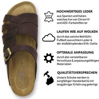 AFS-Schuhe 2122 Pantolette für Damen aus Leder mit Fussbett, Made in Germany von AFS-Schuhe