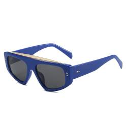 AGRIEVE Klassische quadratische Sonnenbrille für Herren, Vintage, großer Rahmen, Katzenaugen, rosa Sonnenbrille, Leopardenmuster, Damenmode, Outdoor-Accessoires, UV400, C3, Einheitsgröße von AGRIEVE