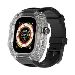 AHGDDA Armband für Apple Watch Ultra 49 mm, Serie 8, 7, 6, 5, 4 SE, Armband, leicht, MOD-Kit, robuste Schutzhülle (Farbe: C, Größe: 44/45 mm) von AHGDDA