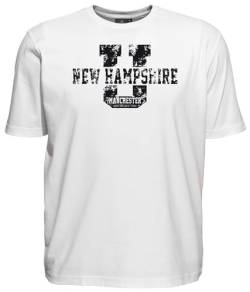 AHORN SPORTSWEAR Übergrößen T-Shirt New Hampshire schwarz Weiß 5XL von AHORN SPORTSWEAR