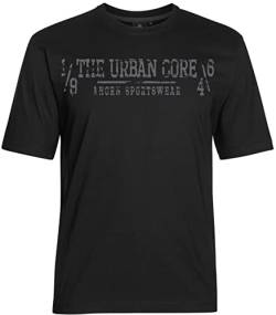 AHORN SPORTSWEAR Übergrößen T-Shirt The Urban Core grau Schwarz 7XL von AHORN SPORTSWEAR