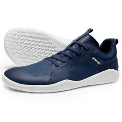 AIRHAS Herren Barfußschuhe Zero Drop Schuhe Minimalistische Gym Schuhe für Männer Kreuzheben Cross-Training Running Sneakers, Marineblau, 44 EU von AIRHAS