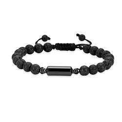 AIWENXI Zylinder Einäscherung Armband für Asche Bead Urn Armband für Männer Frauen Edelstahl geflochtenes Seil Armband Andenken Gedenkstätte Einäscherung Schmuck von AIWENXI