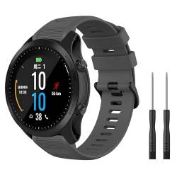 AK für Garmin Forerunner 945 935 Armband/Fenix 6 / Fenix 6 Pro Armband Herren Damen, silikon Sport Uhrenarmband für Garmin Instinct/Fenix 5 /Fenix 5 Plus/Approach S60 /MARQ Ersatzarmbänder 22mm von AK