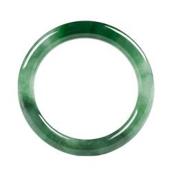 AKAFKKPYXSD Frauen Natürliche Jade Armreif Grüner Retro Jadeit Armreif Mode Einfach Urlaub Dating-schmuck Memorial Day Geschenke Geschenkbox(62-64MM, Jade) von AKAFKKPYXSD