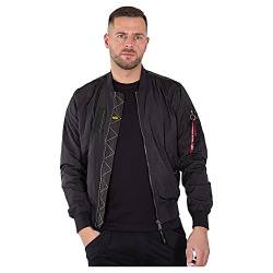 ALPHA INDUSTRIES Herren MA-1 Parachute Bomberjacke, Black, M von ALPHA INDUSTRIES