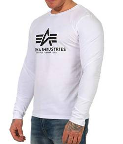 Alpha Industries Basic T - LS Longsleeve für Herren White von ALPHA INDUSTRIES