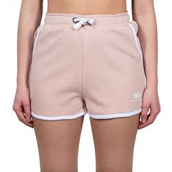 Alpha Industries Contrast Short SL Wmn Short für Damen Pale Peach von ALPHA INDUSTRIES