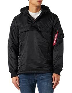 Alpha Industries Herren HPO Anorak BP Winterjacke, Black, L von ALPHA INDUSTRIES