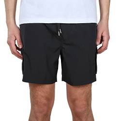 Alpha Industries Herren Nylon Cargo Jogger stylische Shorts, Black, S von ALPHA INDUSTRIES