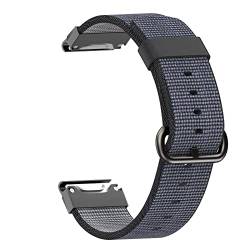 AMSOH 22 mm Schnellverschluss-Nylon-Uhrenarmband für Garmin Fenix 6X 6 Pro Fenix 5 5X Plus 935 Approach S60 Quatix5 Easyfit Armband, 22mm Fenix 5, Achat von AMSOH