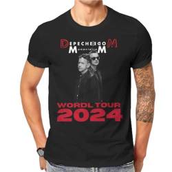 AODBEJP Tour-2024-Depeche-Cool-Mode-Men-T-Shirt-O-Neck-TShirt-Cotton-Streetwear von AODBEJP