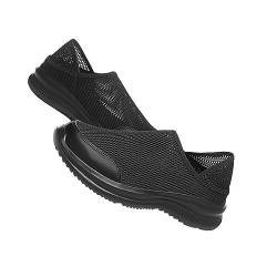 AOKWAWALIY 1 Paar Hohl Mesh Schuhe Lauflernschuhe Freizeitschuhe bescherung Shoe Sportschuhe Herren Mesh-Vamp-Schuhe Sommer atmungsaktive Schuhe Sportschuhe mit geschmeidiger Sohle md Black von AOKWAWALIY