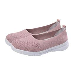 AOKWAWALIY 1 Paar Lässige Wanderschuhe Laufschuhe Für Erwachsene Modische Sneaker Für Damen Mesh-Schuhe Für Damen Arbeitsschuhe Für Damen Kleid-Sneaker Für Damen Obermaterial: Mesh Rosa von AOKWAWALIY