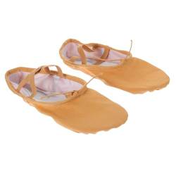 AOKWAWALIY 1 Paar Yoga-Schuhe Ballettschuhe Hausschuhe Sohle Ballettschuh rutschfeste Tanzschuhe Schuhe für Balletttänzer Yoga Schuhe balettschuhe balletschuhe Balletttanzschuhe Light Brown von AOKWAWALIY