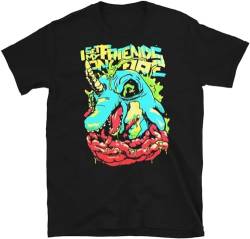 I Set My Friends On Fire Toxic Narwhal Post-Hardcore Band T-Shirt-Black Size L von AOZGXEZ