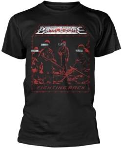 Paul Di Anno's Battlezone Fighting Back T Shirt - New Size M von AOZGXEZ