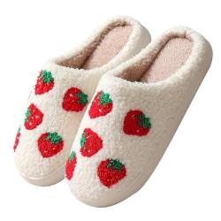 Hausschuhe Winter Damen Herren Flaumig Slippers Damen Schuhe Mokassins Halloween Weihnachtspantoffeln Urlaubspantoffeln Hausschuhe Slipper Für Frauen Flauschige Hausschuhe Für Drinnen Draußen von AQ899