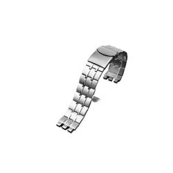 AQXYWQOL Kompatibel mit dem konkav-konvexen Uhrenarmband aus Metall mit massivem Kern, YCS Yas YGS, Eisen-Uhrenarmband aus Stahl for Männer und Frauen, Keramikarmband(G27 Silver,21mm) von AQXYWQOL