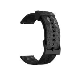 AQXYWQOL Weiches Lederarmband, kompatibel mit CHEETAH Band BIP5 GTR 4 3 Pro 47 mm GTS 4 3 20 mm 22 mm Armbänder for Männer und Frauen(Black-01,20mm Watch) von AQXYWQOL