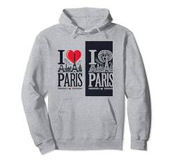 Ich liebe Paris Ich liebe Paris Croissant Pullover Hoodie von AR Design