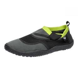 Arena Herren Wasserschuhe-005293 Slipper, Dark_Grey-Lime, 40 EU von ARENA