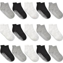 ARERWA Stoppersocken Kinder Rutschfeste Socken 15 Paar ABS Rutschsocken Kinder Antirutsch Socken für 1-3 Jahre Kleinkinder Jungen Mädchen von ARERWA