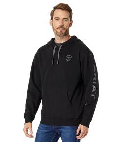 ARIAT Herren Logo Hoodie Sweatshirt, schwarz, XX-Large Hoch von ARIAT