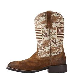 ARIAT Herren Sport Patriot Westernstiefel, Black Deer Tan Black Camo Print, 44 EU Weit von ARIAT