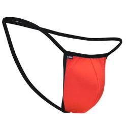 ARIUS String Tanga Herren rot - männer Tanga rot - Herren-Strings rot - männer String rot - männertanga rot (DE/NL/SE/PL, Alphanumerisch, S, Regular, Regular, Baumwolle) von ARIUS