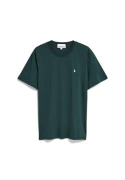 ARMEDANGELS LAARON - Herren M Deep Teal Shirts T-Shirt Rundhalsausschnitt Relaxed Fit von ARMEDANGELS