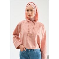 ARMİNE Longsweatshirt Armine Sweatshirt Damen, 100% Baumwolle Hoodie Damen, Stickerei Damen von ARMİNE