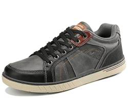 ARRIGO BELLO Sneaker Herren Freizeitschuh Schuhe Berufsschuhe Sportschuhe Outdoor Leichtgewicht Walkingschuhe Sneakers Größe 41-46(B2 Grau, Größe_45) von ARRIGO BELLO