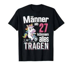 27. Geburtstag Mann Männer Ab 27 Jahre Spruch Witzig T-Shirt von ARTIPALATI