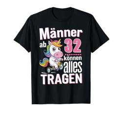 32 Jahre Mann Geburtstag Spruch Lustig 32. T-Shirt von ARTIPALATI