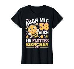 Auch mit 58 noch ein flottes Bienchen 58. Geburtstag Witzig T-Shirt von ARTIPALATI