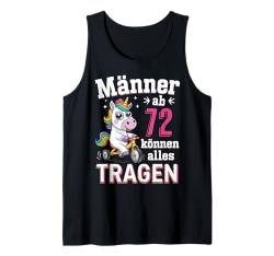 Herren 72 Jahre Mann Geburtstag Spruch Lustig 72. Tank Top von ARTIPALATI