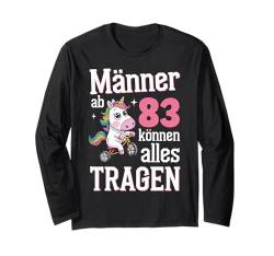 Männer Ab 83 Können Alles Tragen 83. Geburtstag Spruch Langarmshirt von ARTIPALATI