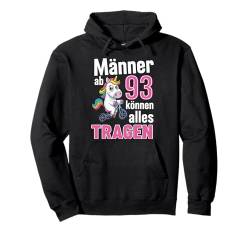 Männer Ab 93 Können Alles Tragen 93. Geburtstag Spruch Humor Pullover Hoodie von ARTIPALATI