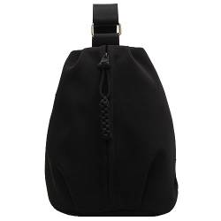 ARVALOLET Casual Daypack Breiten Riemen Umhängetasche Reißverschluss Solide Einfache Frauen Weibliche Sport Tasche von ARVALOLET