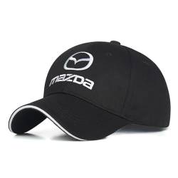 ARZARF Auto-Baseballkappe,für Mazda Roadster RX 7 RX 8 Sentia Spiano Tribute Vantrend Verisa Xedos 6 Xedos 9 Car Männer Frauen Verstellbare Baseball Cap Mütze Casual Sport Cap Outdoor Sonnenmütze von ARZARF