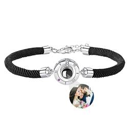 ASD Jewerly Personalisierte Foto Armband Mit Bild Innen, Benutzerdefinierte Bild Armband Für Paare, Freundschaft Armbänder, Schwestern Armband, Valentinstag Geburtstag Jubiläum Tag Gedenkgeschenke von ASD Jewerly