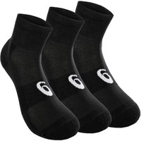 ASICS Quarter Sportsocken 3er Pack in schwarz, Größe: 47-49 von ASICS